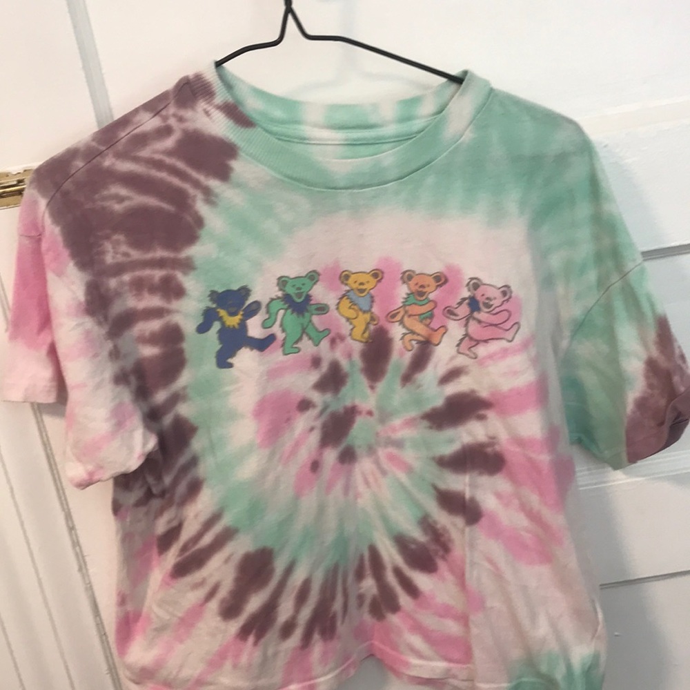Official Grateful Dead Jerry Bear tie dye ultra soft tee